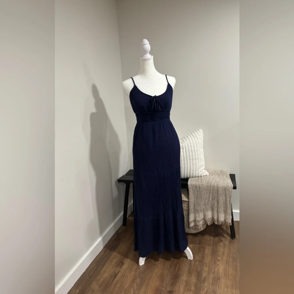 🔥 Summer Maxi Dress - Navy Blue - Picture 1 of 1